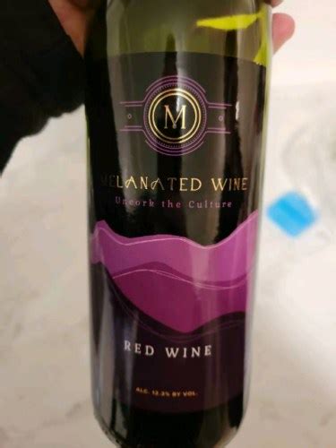 Melanated wine